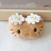 Acessórios de Gato de Pelúcia Desenho Animado Laço Broche de Gatinho Acessórios para Cabeça Roupas Bolsa Sapatos e Meias Capa de Celular Acessórios