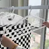 Colgador de Ropa Retráctil de Múltiples Niveles para Uso Doméstico, Secador Antideslizante para Toallas y Toallas de Baño para Balcón, Secador Plegable para Viajes de Negocios y Viajes