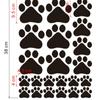 2974 Pegatinas de Pared Multicolor con Huellas de Pata de Perro Gato Dormitorio Hogar Lavavajillas Coche Pegatinas Multifunción Removibles