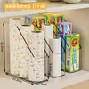 Suporte para Armazenamento de Filme Plástico Caixa Organizadora para Armário de Cozinha Sacolas Plásticas Sacos de Lixo Organizador Transparente Solução de Armazenamento