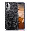 Funda para teléfono OPPO Reno8 8PRO con calavera de piel de vaca, paquete de media funda Reno8Pro + funda protectora de cuero