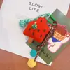 Hd10131A12 Tecido Estilo Floresta Moda Coreana Boneco Temático de Natal Pingente de Chaveiro de Carro Decoração de Bolsa Corrente de Telefone