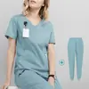Aliexpress Hospital Dental Sala de Operaciones Bata Quirúrgica Uniforme de Doctor Enfermera Uniforme de Trabajo Salón de Belleza Bata Quirúrgica Manga Corta