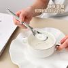 ¡Guau! Cuchara Colgante Grande Personalizada 316L, Cuchara Creativa para Postre, Cuchara para Alimentación de Bebés en Casa, Cuchara Mezcladora de Mango Largo