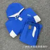 Comercio Exterior Transfronterizo Me Parche Bordado Letra Polar Calle Hip-Hop Sudadera con Capucha Conjunto de Pantalones para Pareja Invierno