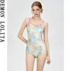 Traje de baño para mujer 2026 nuevo modelo coreano de competición una pieza corte ajustado conservador para piscinas y vacaciones