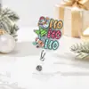 Navidad Dibujos Animados Hebilla Retráctil Desplegable Portatarjetas Ajustable Decoración de Insignia DIY Portatarjetas Divertido Hebilla Retráctil