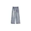 Pantalones de mezclilla para hombre y mujer 2024 Nuevo estilo americano Diseño moderno Sentido Combinación con todo Casual Recto Pantalones sueltos de primavera y otoño