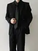 Terno Masculino Dk Uniforme Tamanho Grande Dupla Face Gola Lapela Notch Jaqueta de Terno Formatura Estudante Vestuário Formal Adulto Traje de Negócios