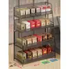 Estante Exhibidor de Cigarrillos Supermercado Tienda de Conveniencia Mostrador de Caja Estante para Cajetillas de Cigarrillos Estante de Almacenamiento Multicapa Estante para Colocar Porta Cigarrillos
