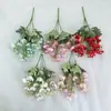 Ramo de Jazmín Artificial con 5 Ramas, Decoración Realista de Planta de Jazmín en Maceta, Fragante y Realista, Directo del Fabricante