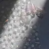 Pegatinas Decorativas 3D para Uñas Transparentes en Relieve, Pegatinas para Uñas Lindas Blancas Estilo Ins Azul Mini Estrellas de Cinco Puntas