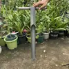 Herramienta para perforar tierra en invernadero agrícola, punzonadora de agujeros en tubo galvanizado, punzonadora agrícola de mano, herramienta para perforar y hacer agujeros en el suelo