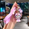 Llavero de Muñeca de Dibujos Animados Sanrio Kulomi, Colgante de Máquina de Bolas, Llavero Lindo para Bolsos, Pequeño Regalo al por Mayor