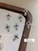 Accesorios para manicura de uñas cruzadas en estilo gótico dulce y genial, cruz de estilo punk con circonita, calavera, perla, accesorios de decoración para uñas