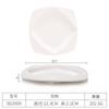 Prato de melamina imitação de porcelana louça de restaurante prato de plástico prato quadrado para refogar prato para prato frio de hotel prato para hot pot prato para acompanhamento