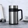 Termo de Acero Inoxidable 304 para Té, Vaso de Agua de Oficina con Asa y Colador de Té, Regalo de Negocios para Hombres y Mujeres, Logo al por Mayor