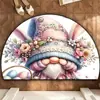 Alfombrillas de Suelo de Terciopelo de Cristal Transfronterizas Resistentes a las Manchas y Fáciles de Cuidar, Alfombrillas Decorativas de Pascua, Alfombrillas Antideslizantes Absorbentes de Agua y Aceite para el Hogar y la Cocina