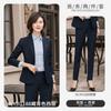 Moda Elegante Traje de Negocios Abrigo Grueso para Hombre y Mujer Mismo Traje Traje Manga Larga Ropa de Trabajo Otoño e Invierno Ropa de Negocios