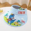 Chapéu de Proteção Solar Infantil para Meninas, Chapéu de Sol de Verão com Top Aberto para Proteção UV, Chapéu de Sol de Desenho Animado Respirável, Chapéu de Sol de Proteção com Top Aberto