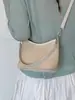 Bolsa Tote Tecida de Moda Transfronteiriça para Mulheres 2026 Nova Versátil Grande Capacidade para o Dia a Dia Ombro Transversal Simples Tendência