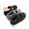 Zapatos Mary Jane de Terciopelo Cálido con Piel y Aumento de Altura Estilo Coreano Birkenstock Zapatos Planos Material de Lana Suela Suave Calzado de Exterior para Mujer Invierno