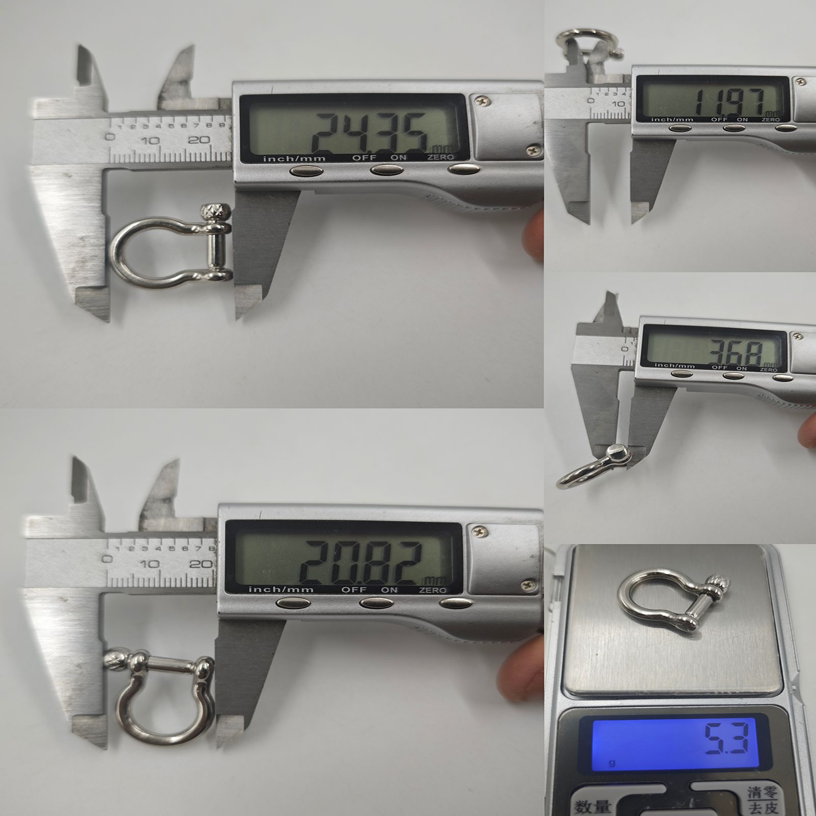 锌合金马蹄环卸扣