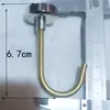 Gancho Magnético para Puerta de Cocina Colgador Trasero para Llaves Ventosa Sin Taladro Hierro Neodimio Gancho Magnético de Ventosa Lateral para Refrigerador