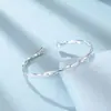 Ciudad Estrella Pie de Plata 999 Pulsera Mobius Amor Apertura Nicho Alto Grado Todo Combinación Diseño Pulsera para Mujeres
