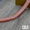 Material de Cortina Plissada com Acabamento em Renda, Decoração Plissada para Roupas, Plissados de Camada Dupla Personalizados em Pequenos Lotes