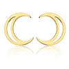 Pendientes de Estrella y Luna Más Vendidos, Estilo Minimalista, Sensación de Alta Gama, Tornillos Pequeños de Acero Inoxidable, Accesorios para Orejas de Moda, Regalo Unisex