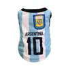 Roupas Estilo Futebol Copa do Mundo de Cães e Gatos, Roupas para Pets, Roupas Casuais da Moda para Cachorros