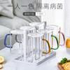 Directo de fábrica color capa única vidrio resistente al calor transparente regalo taza de té taza de café para el hogar bebida agua hervida simple