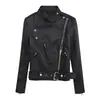 Chaqueta de cuero de lana de cordero, abrigo corto de cuero genuino estilo motociclista, moda otoñal para mujer cuidadosamente seleccionada, Primavera 2026