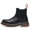 Botines Chelsea de Cuero Suave 2976 para Mujer, Botas de Motocicleta para Pareja, Botines Cortos Británicos de Cuero Genuino para Hombre, Zapatos de Cuero Casuales Unisex de Talla Grande