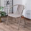 Cadeiras de Varanda para Exterior de Ferro Forjado Cadeiras de Rattan com Encosto Cadeiras para Casa Atacado Banquinhos de Plástico Cadeiras de Jantar para Lazer Quarto Escritório