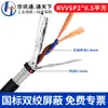 Cable de Par Trenzado Apantallado Estándar Nacional Rvvsp Rvsp2/4/6/8/16 Hilos 0.20.3 mm Cuadrados Cable de Señal de Comunicación Rs485