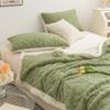 Manta de Invierno de Borreguito Franela Coral Sofá Manta para Siesta Chal de Oficina Aire Acondicionado Manta Pequeña Estilo Coreano
