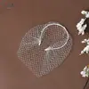 Diadema de Malla Ulapan Va06 con Velo de Diamantes Blanco y Negro Adorno para la Cabeza Nupcial Accesorios para Fiesta de Graduación Lote