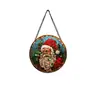 Decoración Colgante de Vidrieras de Santa Claus Transfronterizo Decoración de Patio Ventana de Cafetería Atrapasoles Arte Colgante