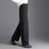 Pantalones de Lana de Pierna Ancha para Mujer, Nuevo Estilo Otoño 2026, Sueltos, Adelgazantes, de Cintura Alta Rectos, Pantalones Casuales Populares