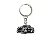 Chaveiro de Carro de Corrida Desenho Animado Carro Esportivo Pingente de Mochila Chaveiro de Borracha Macia PVC Argola de Chaveiro