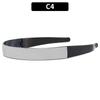 Gafas de sol de un solo cuerpo con personalidad europea y americana, estilo hip-hop punk, para fiestas, graduaciones, moda exagerada, transfronterizas.