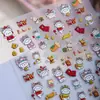 Cyansea Nuevas Pegatinas para Funda de Teléfono de Gatito Impermeables Estilo Ins Láser Lindas Creativas Decorativas Pegatinas DIY