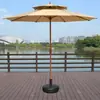 Sombrilla de Exterior, Sombrilla de Poste Recto, Sombrilla de Columna Central, Sombrilla para Patio Exterior, Sombrilla de Playa para Ocio, Sombrilla de Jardín, Sombrilla Impermeable