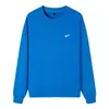Moletom Masculino 2025 Primavera e Outono Novo Camiseta de Manga Longa Masculina Gola Redonda em Malha Terry Camada Base