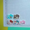 Tenedor de Joyería Lindo de Gato con Lazo Accesorios para el Cabello Material DIY Pegamento de Crema Venta al por Mayor