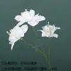 Ventas Directas de Fabricantes de Comercio Exterior: Flores Artificiales Blancas, Flores Falsas Estilo Bosque, Materiales Florales para Bodas, Flores para Decoración de Salón de Bodas