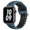 Para Apple Watch Nike Buckle Strap iwatch 65 Pulseira de Furo Respirável em Dois Tons