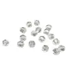 Cuentas Transparentes Facetadas de 8 mm, Cuentas Acrílicas con Agujero Pasante, Cuentas de Plástico con Agujero Recto, Cuentas para Pulseras Accesorios para Joyería DIY